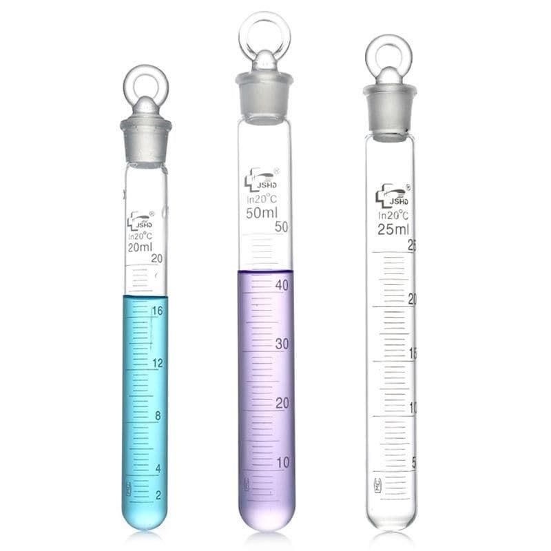 Пробірка ГРАНУМ скляна з градуюванням та скляною пробкою 15 ml(мл)